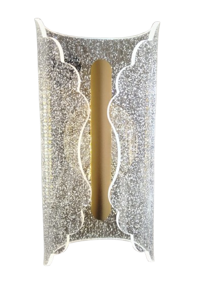 Aplique de cristal LED encendido